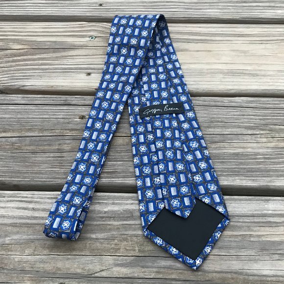 Geoffrey Beene Men Tie 100% Silk Necktie Classic T - Picture 4 of 11